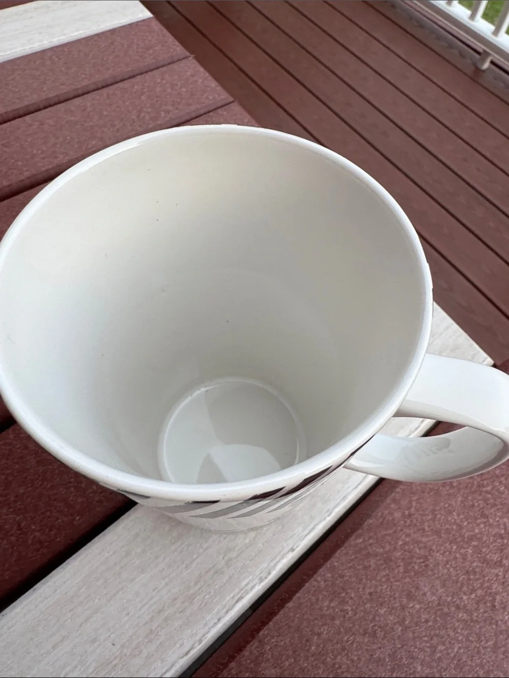 Starbucks 2014 Black & White Geometric Ceramic Mug